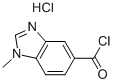 structure of CAS# 906352-57-6, 1-Methyl-1H-Benzimidazole-5-Carbonylchloride Hydrochloride (1:1);1-Methyl-1H-Benzimidazole-5-Carbonyl Chloride Hydrochloride