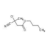 CAS#: 90797-18-5， Butyl 3-chloro-3-cyanobutanoate