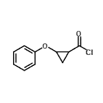 CAS#: 90797-97-0， 2-Phenoxycyclopropanecarbonyl chloride