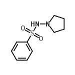 CAS#: 90873-45-3， N-(1-Pyrrolidinyl)benzenesulfonamide