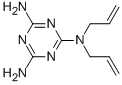 structure of CAS# 91-77-0, 2,4-Diamino-6-diallylamino-1,3,5-triazine;N2,N2-Diallyl-1,3,5-Triazine-2,4,6-Triamine;Diallyl-(4,6-Diamino-S-Triazin-2-Yl)Amine