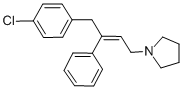 CAS#: 91-82-7， 1-(4-(4-Chlorophenyl)-3-phenylbut-2-enyl)pyrrolidine