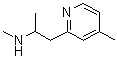 CAS#: 91010-36-5， N-Methyl-1-(4-methyl-2-pyridinyl)-2-propanamine