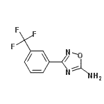 CAS#: 910442-24-9， 3-[3-(Trifluoromethyl)phenyl]-1,2,4-oxadiazol-5-amine