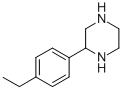 结构式 CAS# 910444-30-3, 2-(4-乙基苯基)-哌嗪