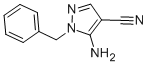 结构式 CAS# 91091-13-3, 5-氨基-1-(苯基甲基)-1H-吡唑-4-甲腈