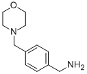 structure of CAS# 91271-84-0, 4-(4-Morpholinylmethyl)-Benzenemethanamine;4-(Morpholin-4-Ylmethyl)Benzylamine 97%;4-MORPHOLIN-4-YLMETHYLBENZYLAMINE, 95+%;4-(4-MORPHOLINYLMETHYL)BENZYLAMINE