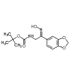 CAS#: 912762-64-2， 2-Methyl-2-propanyl [(2Z)-2-(1,3-benzodioxol-5-yl)-2-(hydroxyimino)ethyl]carbamate