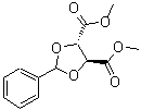 structure of CAS# 91326-83-9, Dimethyl (4S,5S)-2-phenyl-1,3-dioxolane-4,5-dicarboxylate;(+)-Dimethyl 2,3-O-benzylidene-D-tartrate;-DIMETHYL2,3-O-BENZYLIDENE-D-TARTRATE;ZINC00120398