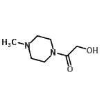 CAS 登录号：91406-27-8， 2-羟基-1-(4-甲基-1-哌嗪基)乙酮