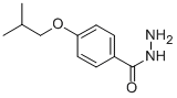 structure of CAS# 91430-26-1, 4-(2-Methylpropoxy)Benzohydrazide;Oprea1_257557;Stk327506;Aronis009897