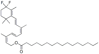 CAS#: 91484-94-5， 4,4-Difluororetinyl Palmitate
