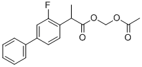 CAS 登录号：91503-72-9， 乙酰氧基甲基 2-(2-氟-4-联苯基)丙酸酯