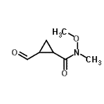 CAS#: 915280-91-0， 2-Formyl-N-methoxy-N-methylcyclopropanecarboxamide
