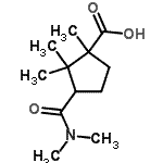 CAS#: 91691-00-8， 3-(Dimethylcarbamoyl)-1,2,2-trimethylcyclopentanecarboxylic acid