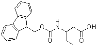 CAS 登录号：917562-06-2， 3-{[(9H-芴-9-基甲氧基)羰基]氨基}戊酸