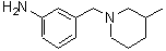CAS#: 919018-27-2， 3-[(3-Methyl-1-piperidinyl)methyl]aniline