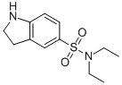 structure of CAS# 91908-29-1, N,N-Diethylindoline-5-Sulfonamide;N,N-Diethylindoline-5-Sulfonamide;N,N-Diethyl-5-Indolinesulfonamide;Zinc03888963