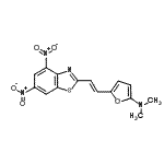 CAS#: 919285-59-9， 5-[(E)-2-(4,6-Dinitro-1,3-benzothiazol-2-yl)vinyl]-N,N-dimethyl-2-furanamine