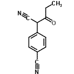 CAS#: 91973-34-1， 4-(1-Cyano-2-oxobutyl)benzonitrile