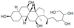 CAS#: 91999-66-5， 27-Norcholestane-3,7,12,24,25,26-hexol
