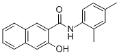 structure of CAS# 92-75-1, Naphthol AS-MX;N-(2,4-Dimethylphenyl)-3-Hydroxy-Naphthalene-2-Carboxamide;N-(2,4-Dimethylphenyl)-3-Hydroxy-2-Naphthalenecarboxamide;N-(2,4-Dimethylphenyl)-3-Hydroxy-2-Naphthamide