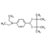 structure of CAS# 920304-57-0, N,N-Diethyl-4-(4,4,5,5-tetramethyl-1,3,2-dioxaborolan-2-yl)aniline;4-(Diethylamino)benzeneboronic acid, pinacol ester