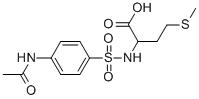 CAS#: 92034-59-8， 2-({[4-(Acetylamino)Phenyl]Sulfonyl}Amino)-4-(Methylthio)Butanoic Acid