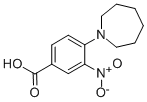 structure of CAS# 92109-03-0, 4-(Hexahydro-1H-Azepin-1-Yl)-3-Nitro-Benzoic Acid;4-(Azepan-1-Yl)-3-Nitro-Benzoate;4-(1-Azepanyl)-3-Nitrobenzoate;Zinc03884578