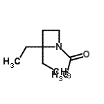 CAS#: 92145-64-7， 1-(2,2-Diethyl-1-azetidinyl)ethanone
