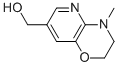 structure of CAS# 921938-81-0, 3,4-Dihydro-4-Methyl-2H-Pyrido[3,2-b]-1,4-Oxazine-7-Methanol;7-(Hydroxymethyl)-4-Methyl-3,4-Dihydro-2H-Pyrido[3,2-B][1,4]Oxazine;3,4-Dihydro-7-(Hydroxymethyl)-4-Methyl-2H-Pyrido[3,2-B][1,4]Oxazine;(4-Methyl-3,4-Dihydro-2H-Pyrido[3,2-B][1,4]Oxazin-7-Yl)Methanol