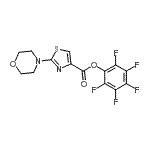 CAS#: 921939-02-8， Pentafluorophenyl 2-(4-morpholinyl)-1,3-thiazole-4-carboxylate
