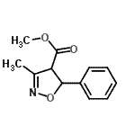 CAS#: 92234-46-3， Methyl 3-methyl-5-phenyl-4,5-dihydro-1,2-oxazole-4-carboxylate