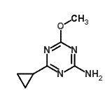 CAS#: 92238-49-8， 4-Cyclopropyl-6-methoxy-1,3,5-triazin-2-amine