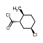 CAS#: 92284-41-8， (1S,2S,5R)-5-Chloro-2-methylcyclohexanecarbonyl chloride
