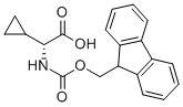 结构式 CAS# 923012-40-2, (alphaR)-alpha-[[(9H-芴-9-基甲氧基)羰基]氨基]-环丙烷乙酸