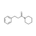 CAS#: 92326-86-8， 3-Phenyl-1-(1-piperidinyl)-1-propanethione