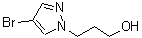 structure of CAS# 925180-06-9, 3-(4-Bromo-1H-pyrazol-1-yl)-1-propanol;3-(4-bromo-1H-pyrazol-1-yl)-1-propanol;3-(4-Bromo-1H-pyrazol-1-yl)propan-1-ol;3-(4-bromopyrazolyl)propan-1-ol
