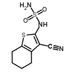 CAS#: 92932-08-6， N-(3-Cyano-4,5,6,7-tetrahydro-1-benzothiophen-2-yl)sulfuric diamide