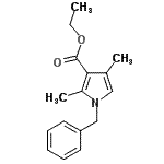 CAS#: 92977-40-7， Ethyl 1-benzyl-2,4-dimethyl-1H-pyrrole-3-carboxylate