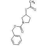 CAS#: 930299-97-1， Benzyl 3-(acetylsulfanyl)-1-pyrrolidinecarboxylate