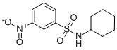 structure of CAS# 93125-79-2, N-Cyclohexyl-3-Nitro-Benzenesulfonamide;N-Cyclohexyl-3-Nitro-Benzenesulfonamide;Zinc04369126;Nciopen2_002767
