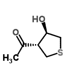 CAS#: 93198-77-7， 1-[(3S,4R)-4-Hydroxytetrahydro-3-thiophenyl]ethanone