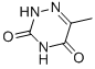 structure of CAS# 932-53-6, 6-Methyl-1,2,4-Triazine-3,5(2H,4H)-Dione;6-Methyl-2H-1,2,4-Triazine-3,5-Quinone;Prestwick2_000483;Prestwick1_000483