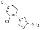 structure of CAS# 93209-97-3, 4-(2,4-Dichlorophenyl)-2-Thiazolamine;4-(2,4-Dichlorophenyl)Thiazol-2-Amine;4-(2,4-Dichlorophenyl)-2-Thiazolamine;[4-(2,4-Dichlorophenyl)Thiazol-2-Yl]Amine