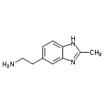structure of CAS# 933748-01-7, 2-(2-Methyl-1H-benzimidazol-5-yl)ethanamine;2-(2-methyl-1H-benzo[d]imidazol-6-yl)ethanamine