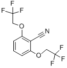 structure of CAS# 93624-57-8, 2,6-Bis(2,2,2-Trifluoroethoxy)-Benzonitrile;Mwp 00904;Zinc00162066;Divk1c_001747