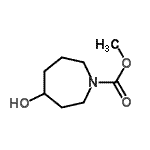 CAS#: 93673-30-4， Methyl 4-hydroxy-1-azepanecarboxylate