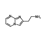 structure of CAS# 936940-74-8, 2-(Imidazo[1,2-a]pyrimidin-2-yl)ethanamine;(2-imidazo[1,2-a]pyrimidin-2-ylethyl)amine;2-(imidazo[1,2-a]pyrimidin-2-yl)ethanamine;2-Imidazo[1,2-a]pyrimidin-2-yl-ethylamine