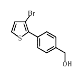CAS#: 937795-99-8， [4-(3-Bromo-2-thienyl)phenyl]methanol